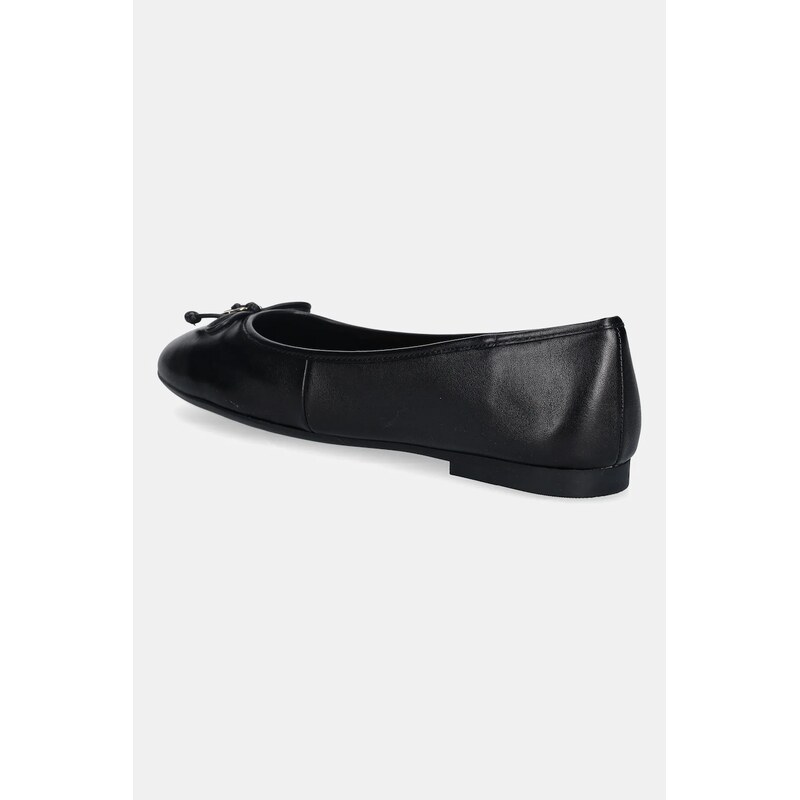 Kožené baleríny Tommy Hilfiger HILFIGER SMOOTH LTHR BALLET