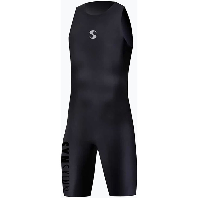 Pánský triatlonový dres Synergy Synskin 2 bez rukávů black