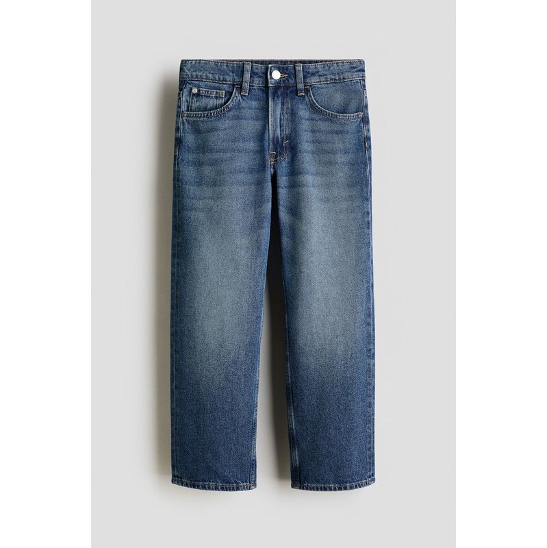 H&M - Loose Fit Jeans - Denim Blue