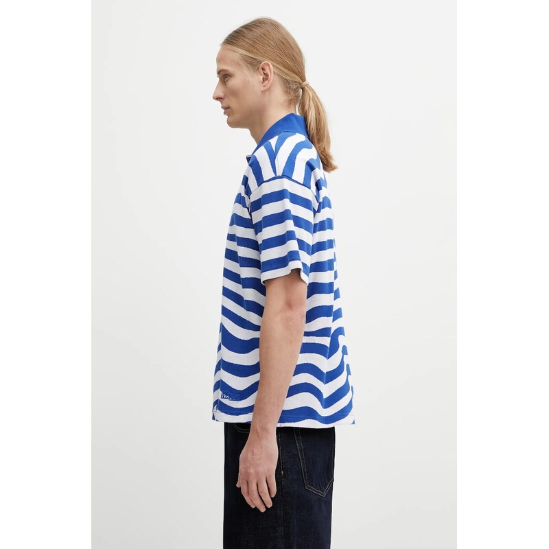 Bavlněné polo tričko Napapijri Napapijri x Martine Rose