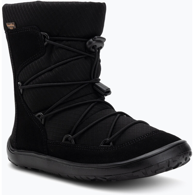 Dětské barefoot sněhule Froddo Tex Track Wool black