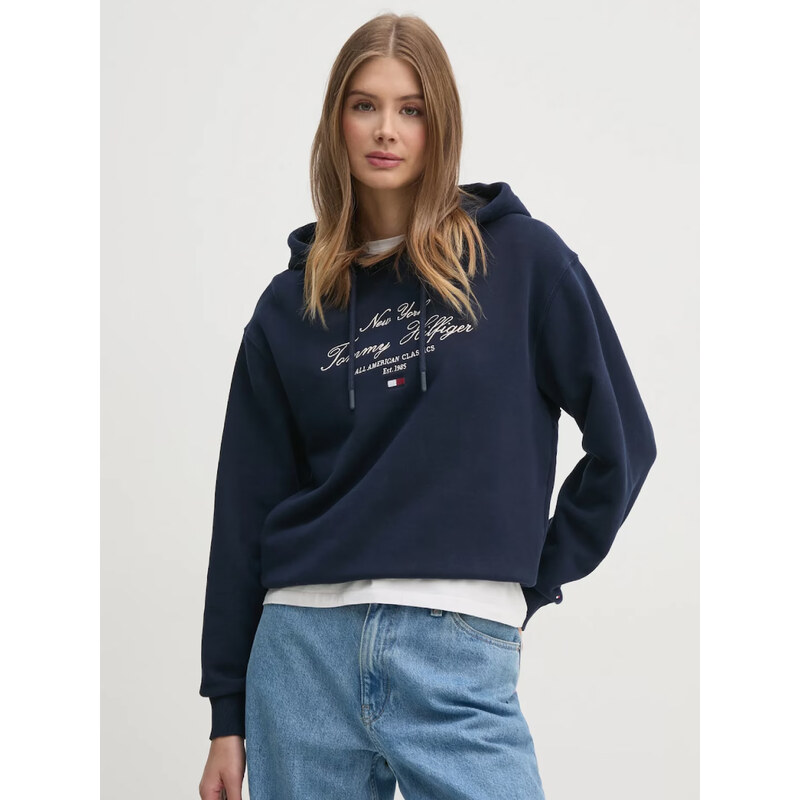 Tommy Hilfiger dámská tmavě modrá mikina