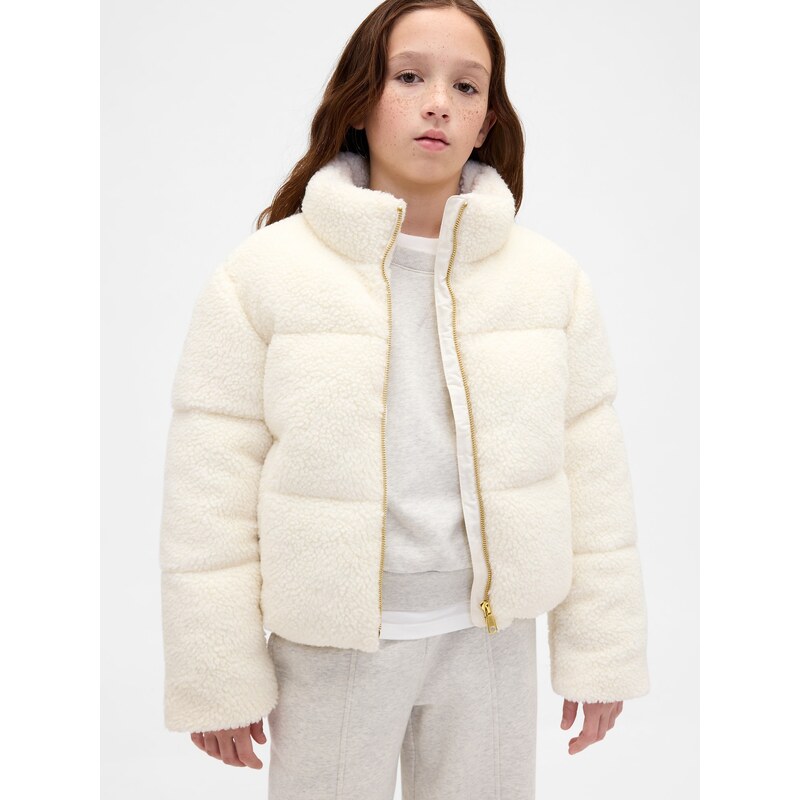 GAP Dětská prošívaná sherpa bunda