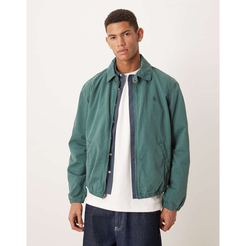 Polo Ralph Lauren Bayport unlined denim harrington in mid wash