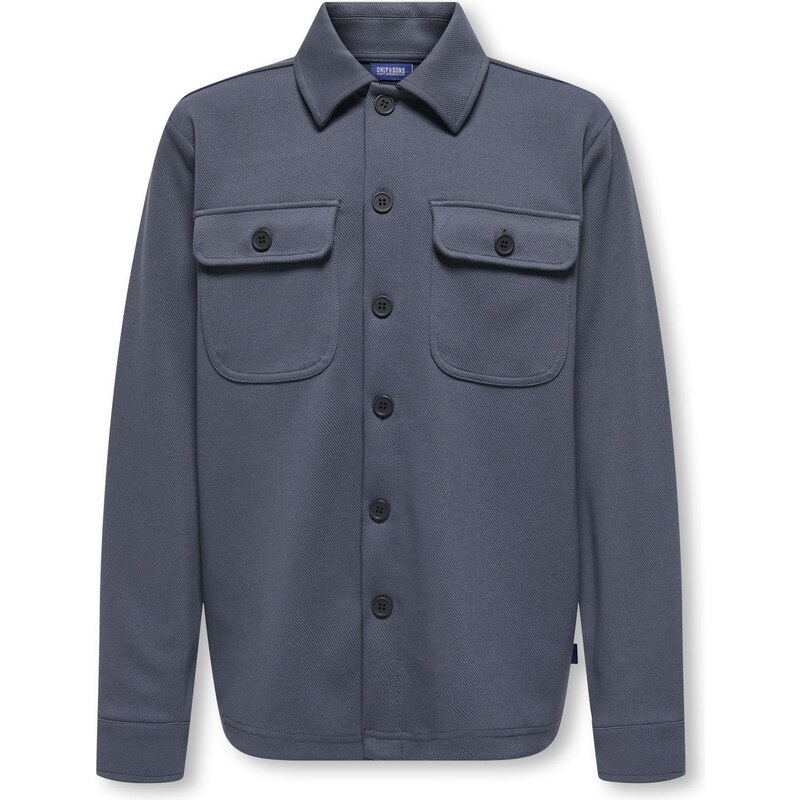 Only & Sons Junior Košile ONSNew Kodyl marine modrá