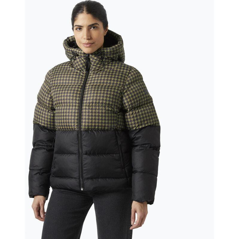 Dámská péřová bunda Helly Hansen Active Puffy sepia houndstooth