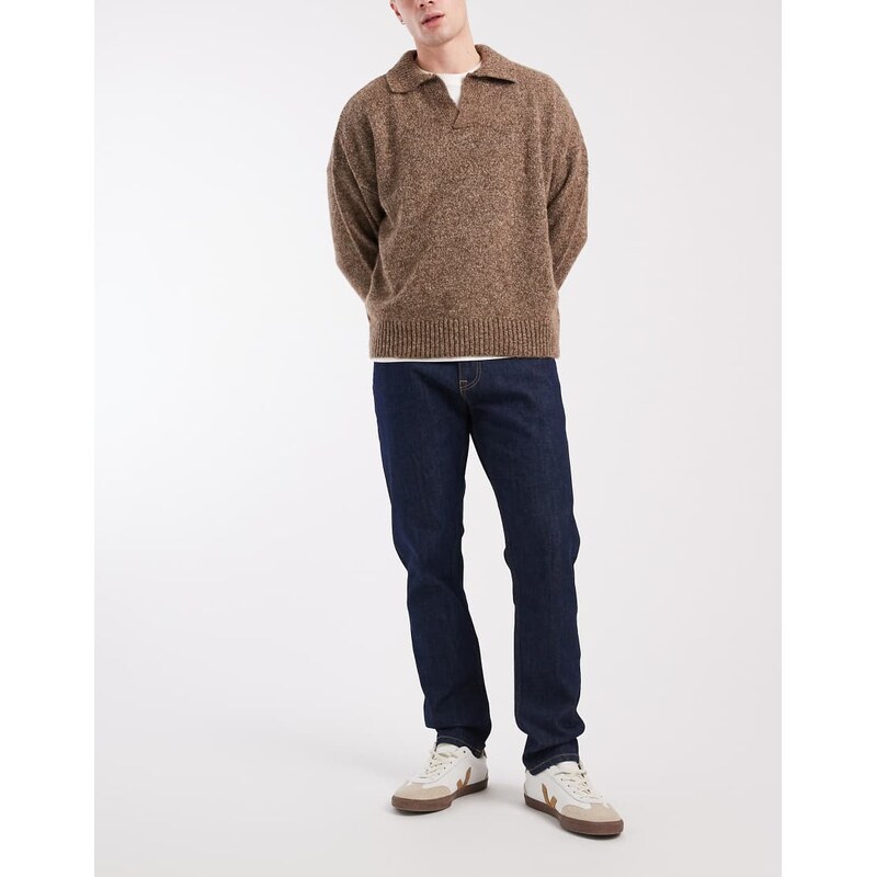 Tommy Jeans Austin slim leg tapered jeans in dark wash-Navy