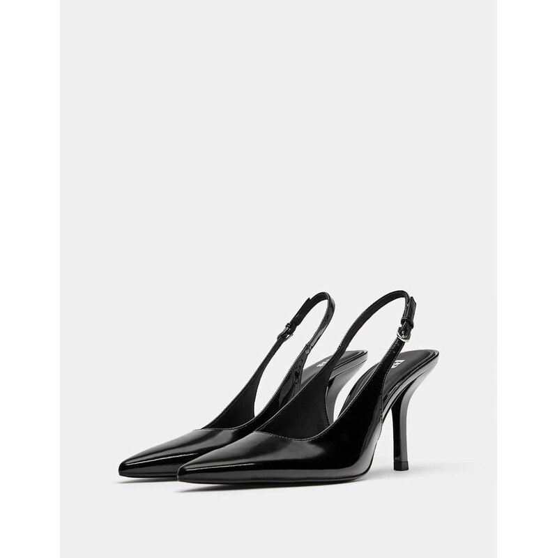 Pull&Bear High-heeled shoes in black