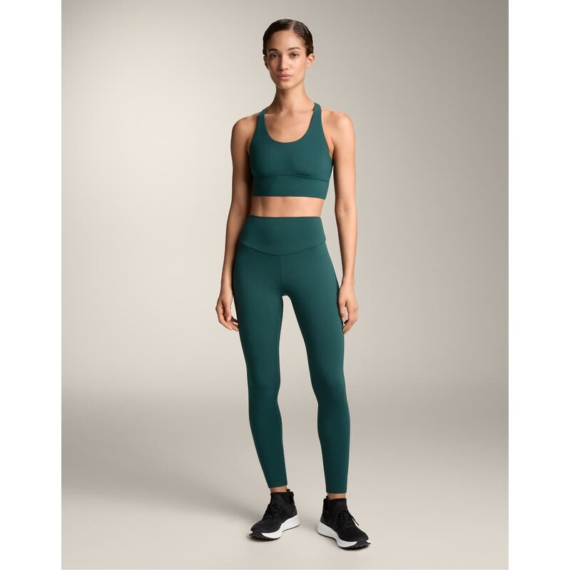 OYSHO Comfortlux high-rise ankle-length leggings in bottle-Green 111133520
