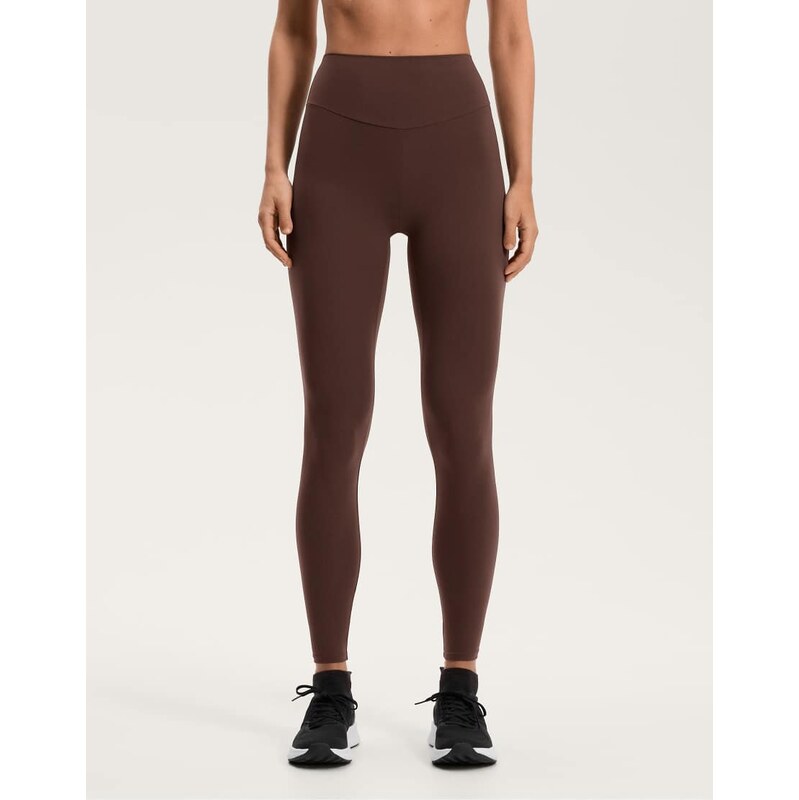 OYSHO Comfortlux high-rise ankle-length leggings in dark brown