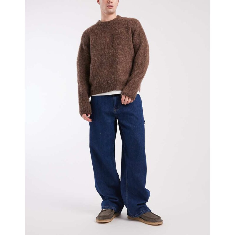 Tommy Jeans Theo baggy jeans in dark wash blue
