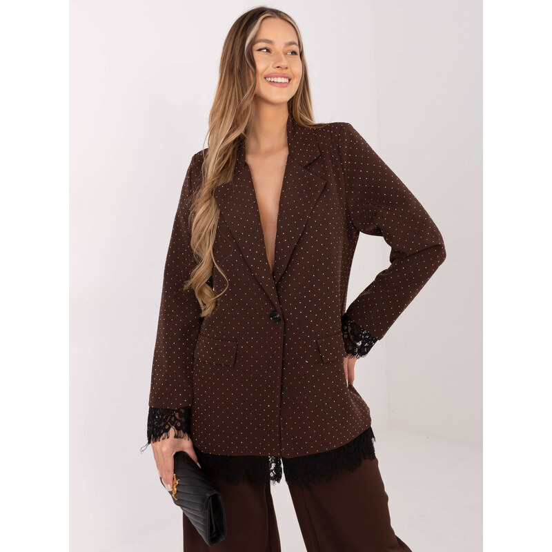 FPrice IT MA bunda FL9916 1.07P hnědá 113457912