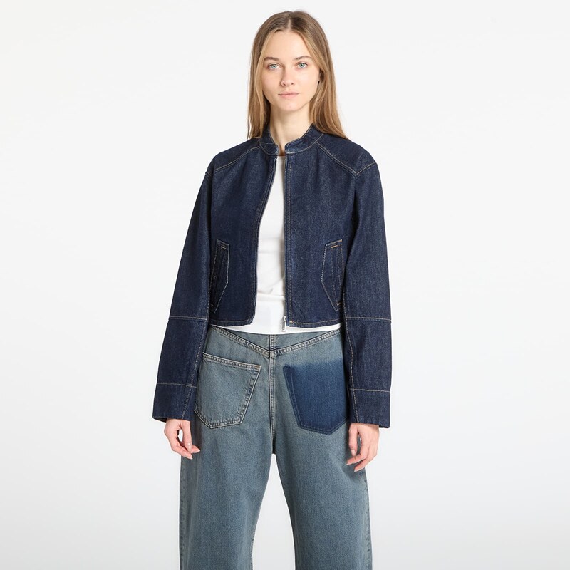 Bunda Calvin Klein Jeans Zip Denim Jacket Blue XS