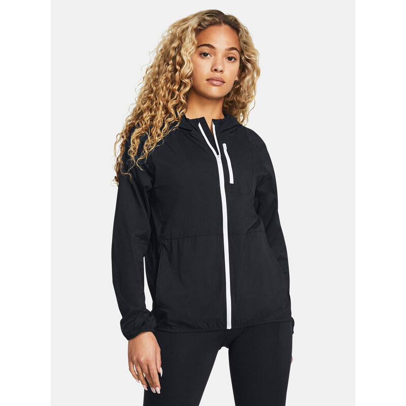 Under Armour Bunda LAUNCH LIGHTWEIGHT JKT-BLK - Dámské 92892383