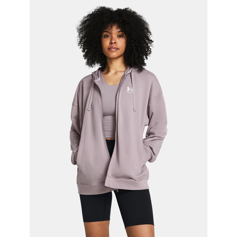 Under Armour Dámská mMikina UA Rival Terry OS FZ Hooded - Dámské