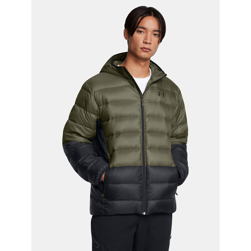 Pánská bunda Under Armour LEGEND DOWN HOODED JACKET-GRN - Pánské