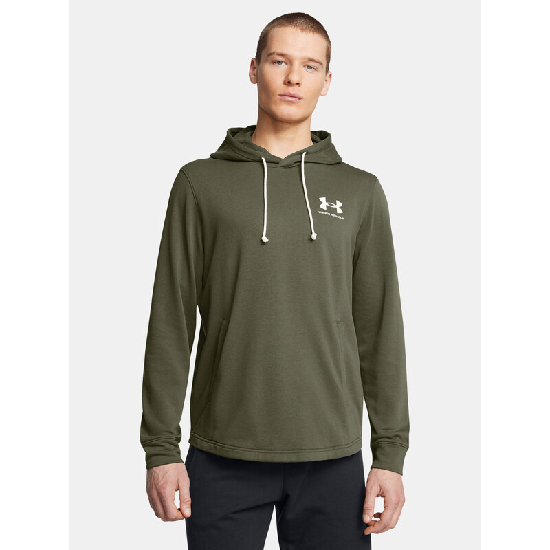 Pánská mMikina Under Armour UA Rival Terry LC HD-GRN - Pánské