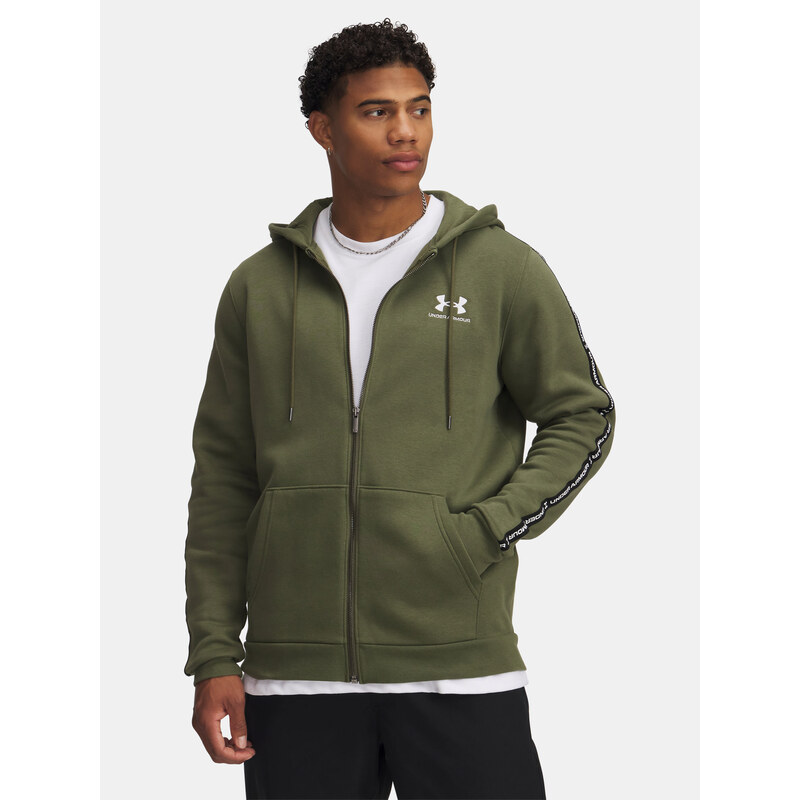 Pánská mMikina Under Armour UA Icon Fleece FZ Taping - Pánské