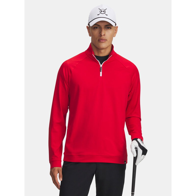 Pánská mMikina Under Armour UA Midlayer QZ LB-RED - Pánské