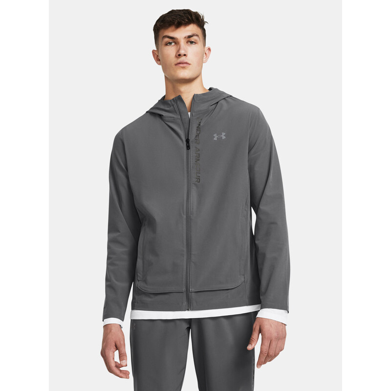 Pánská bunda Under Armour UA OUTRUN THE STORM JACKET-GRY -