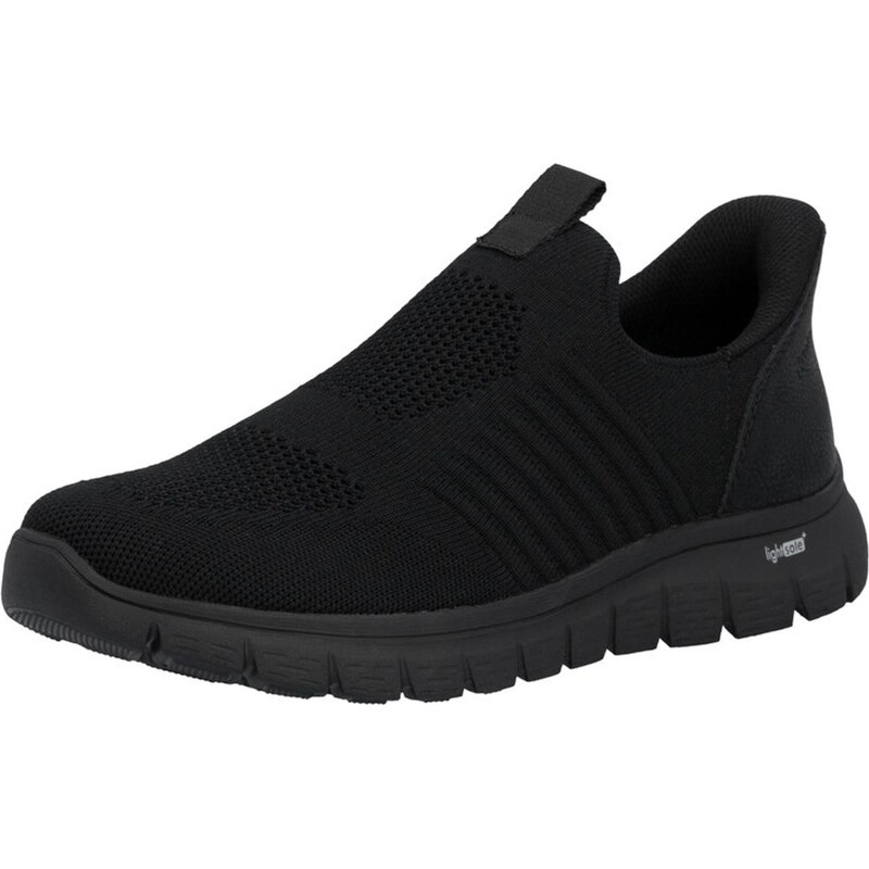 Rieker Slip on boty černá