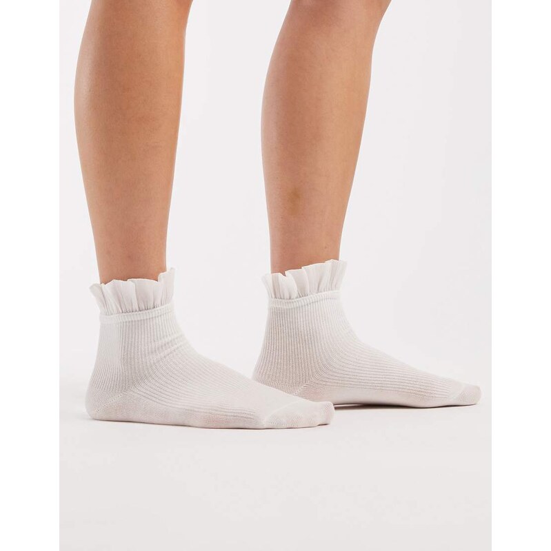 Glamorous frilly socks in black 111148542