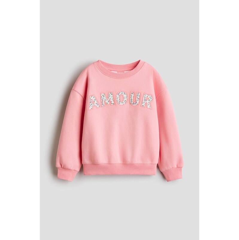 H&M - Mikinas motivy - Růžová/Amour