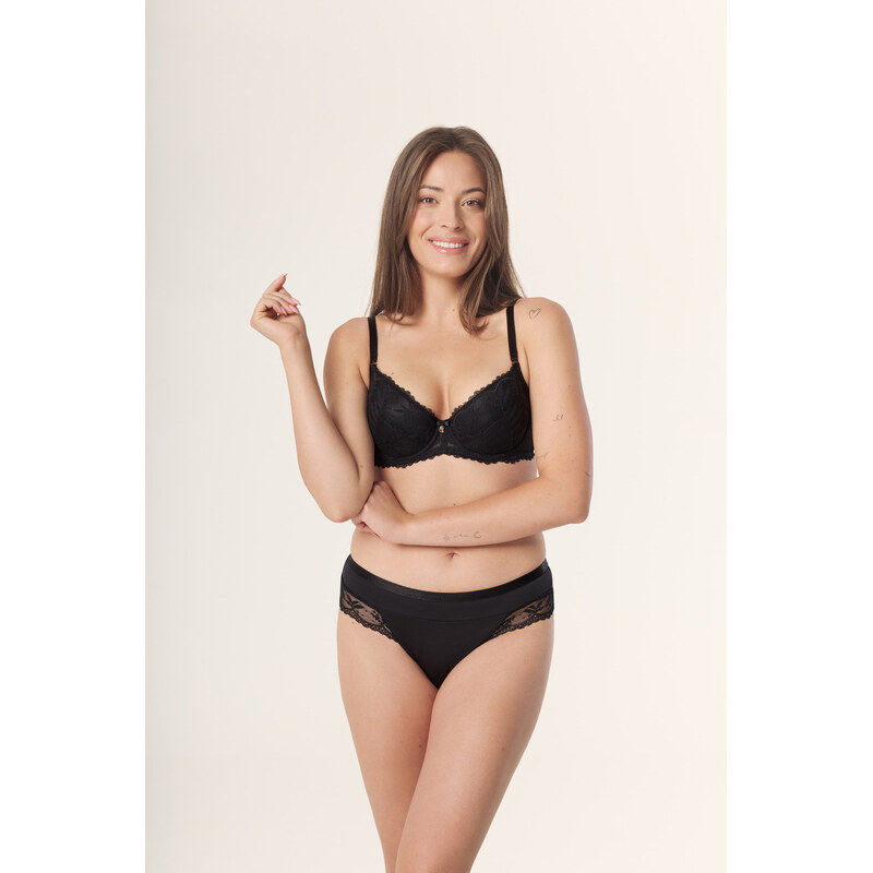 MEFEMI BY NIPPLEX Podprsenka Petra push black
