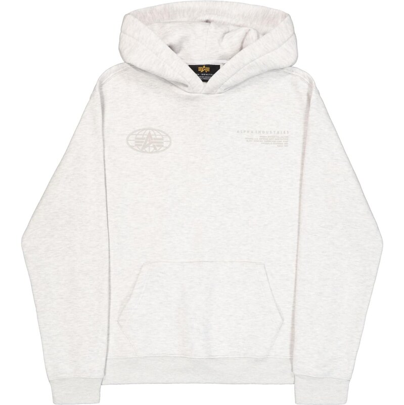 ALPHA INDUSTRIES Mikina světle šedá