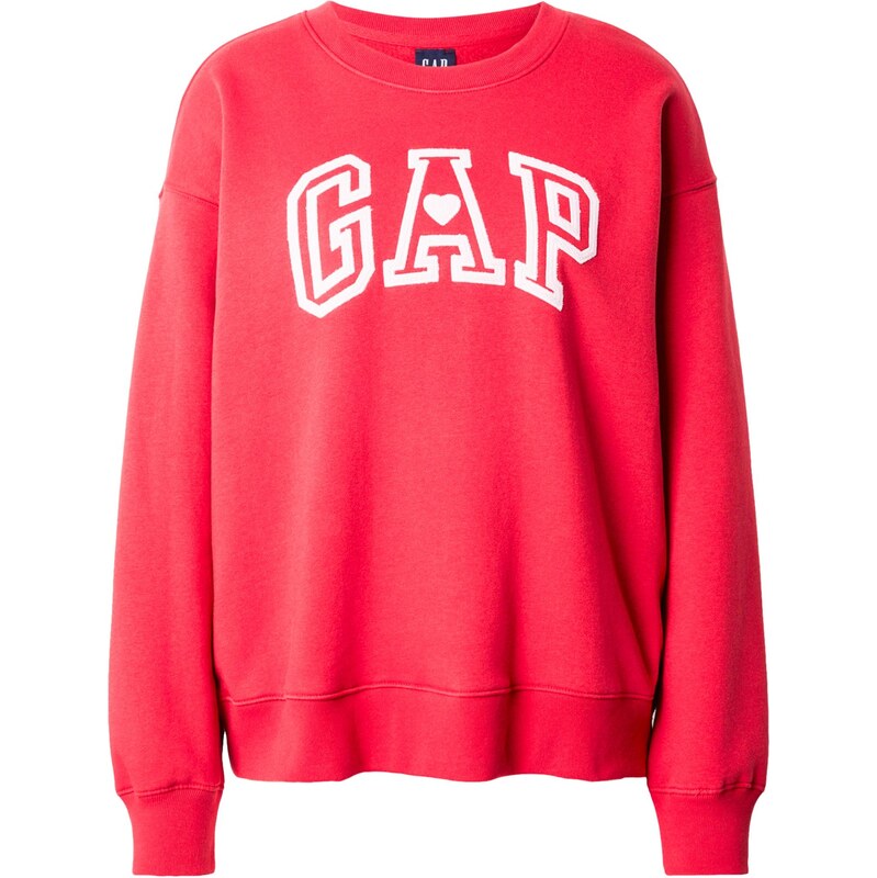 GAP Mikina LOVE červená / bílá
