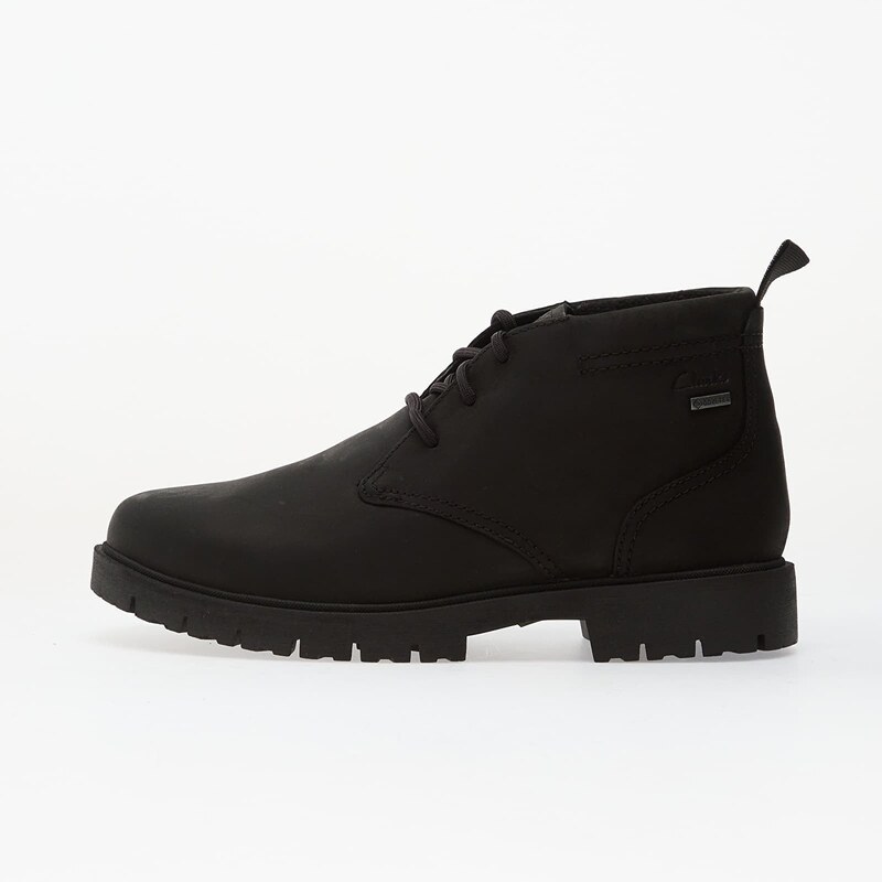 Clarks Berhill MidGTX Black WLined Lea