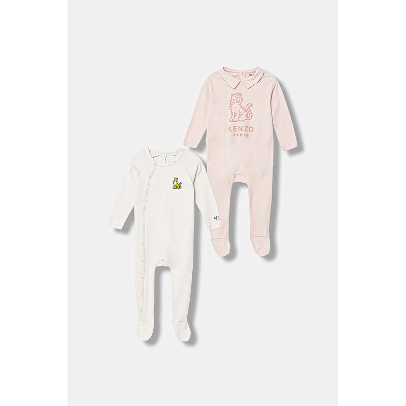 Kenzo Kids Dětský bavlněný overal Kenzo Kids 2-pack