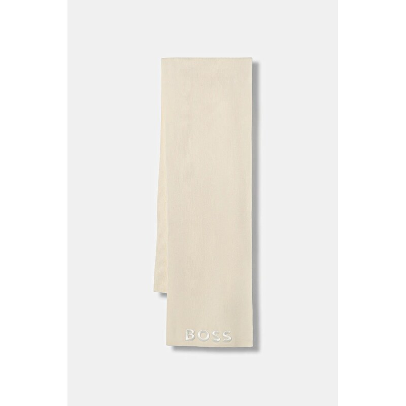 Vlněná šála BOSS Lara_scarf 115248210