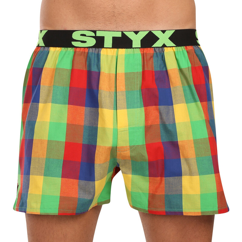 Pánské trenky Styx sportovní guma vícebarevné (B0105)