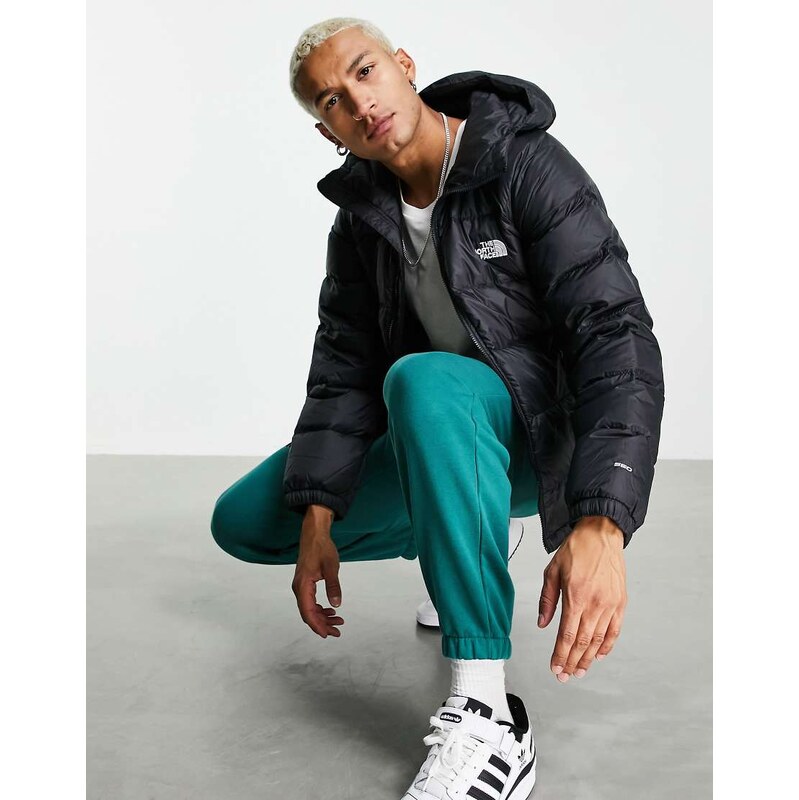 The North Face Hyalite Down hooded jacket in black