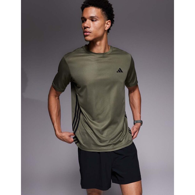 adidas performance adidas Training Essentials t-shirt with three