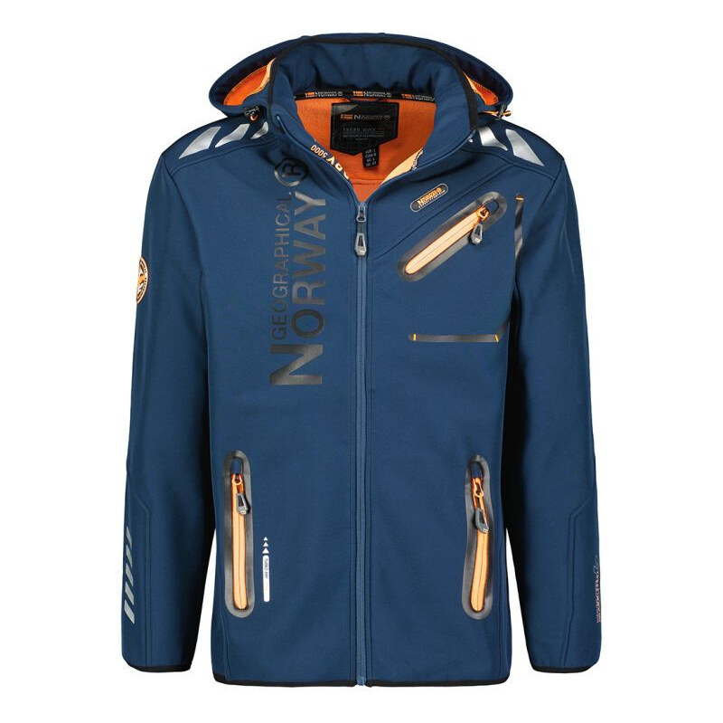 Pánská softshellová bunda Geographical Norway ROYAUTE NAVY