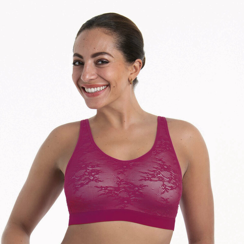 Essential Lace pooperační braletka s pěnovou výztuží 4700X candy pink 111171728