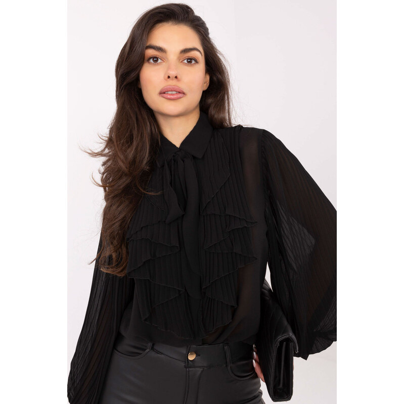 Košile s dlouhým rukávem model 221590 Italy Moda