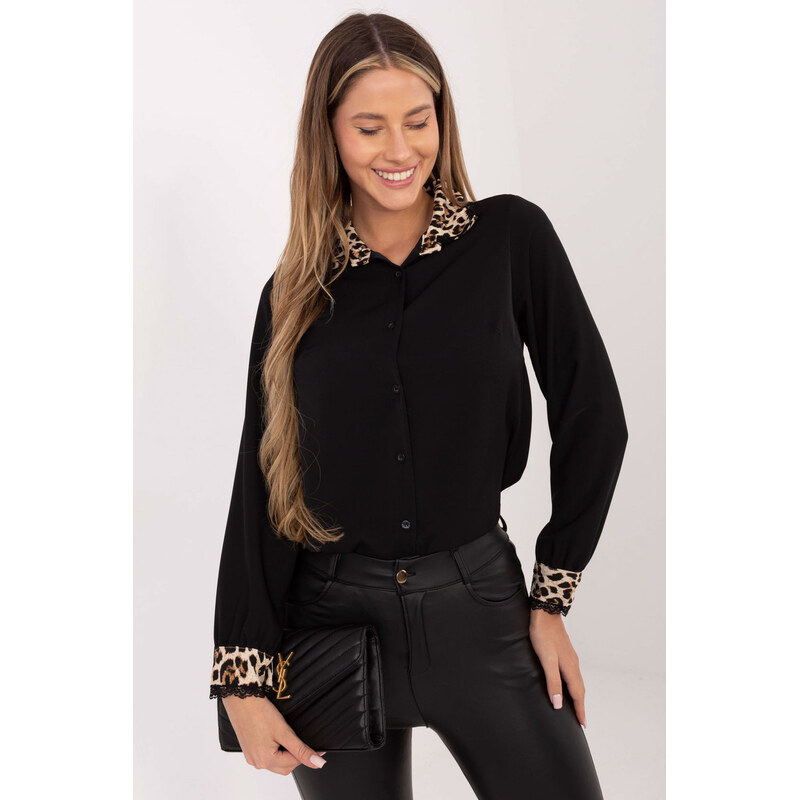 Košile s dlouhým rukávem model 221989 Italy Moda