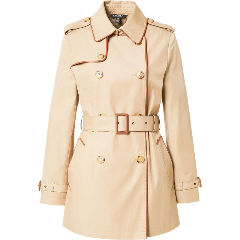 Lauren Ralph Lauren Přechodný kabát béžová / koňaková 111175644