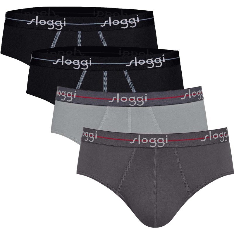 SLOGGI Slipy tmavě šedá / černá