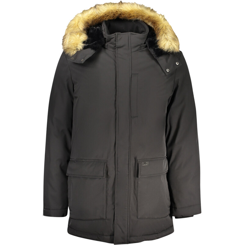 GUESS JEANS Pánská zimní parka s kapucí