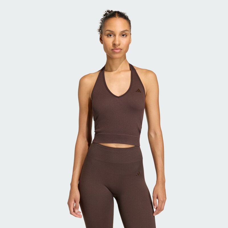 Adidas Tričko Workout Essentials Knit Halterneck 111176179