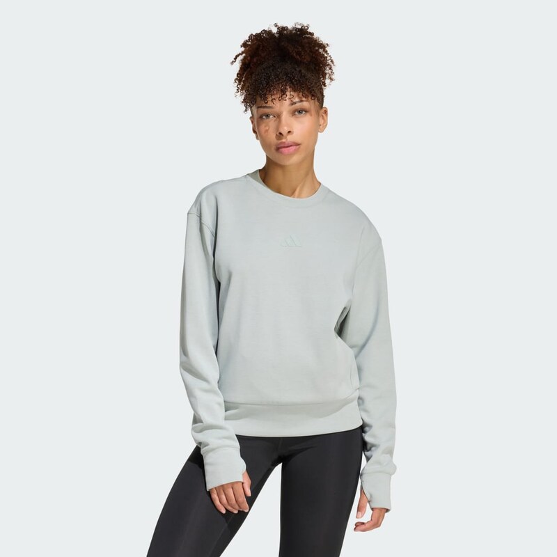Adidas Mikina Designed-for-Training Warm-Up Crewneck