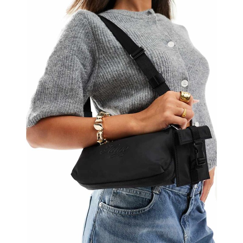 HUGO BLUE Dever shoulder bag in black