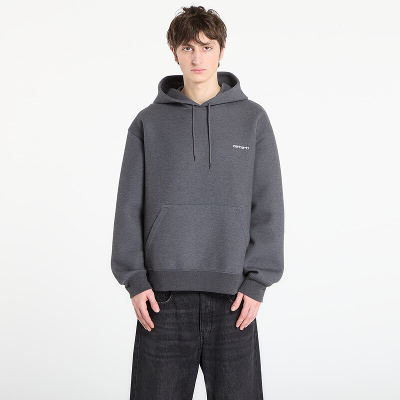 Mikina Carhartt WIP Hooded Alda Sweat UNISEX Black/ White XS