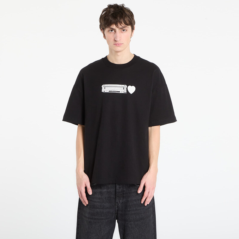 Tričko Carhartt WIP S/S Deconstructed Label T-Shirt UNISEX Black