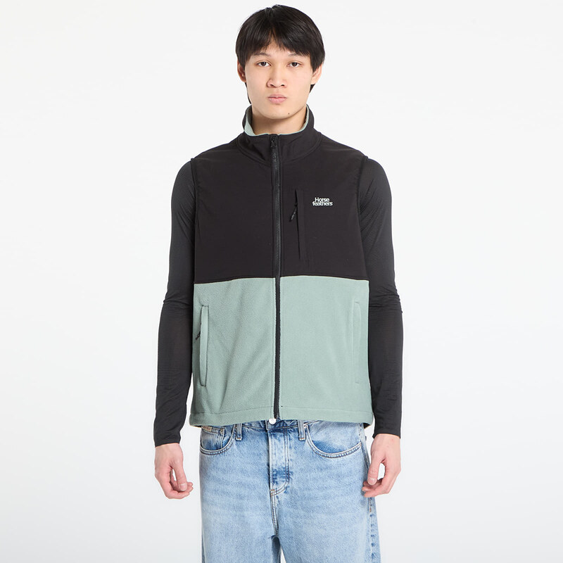 Vesta Horsefeathers Duval Fleece Vest Iceberg Green S