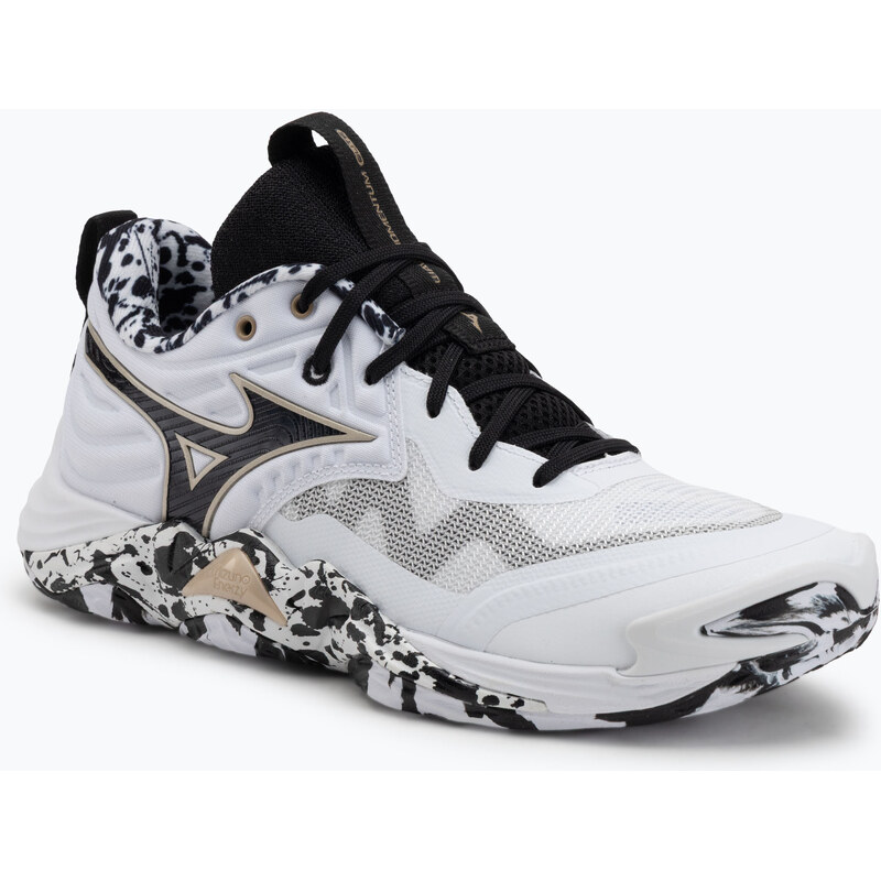 Volejbalové boty Mizuno Wave Momentum Elite white/black/gold